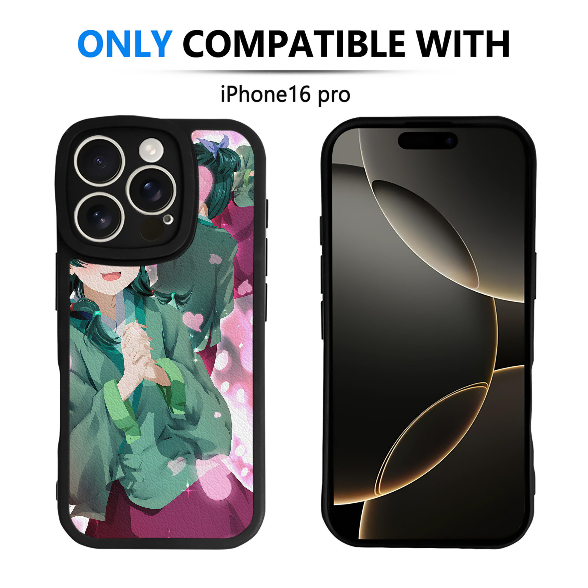（画像用） 薬屋のひとりごと The Apothecary Diaries 【iPhone 16シリーズ対応】シリコンスマホケース（レザー調） 材質：シリコン